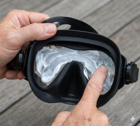 How to Defog your Freediving Mask with toothpaste