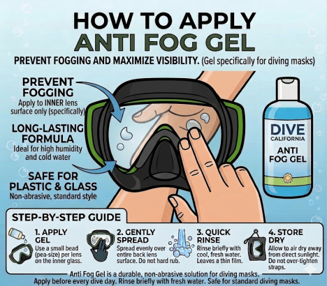How to Defog your Freediving Mask with toothpaste with Anti Fog Gel Defog Method